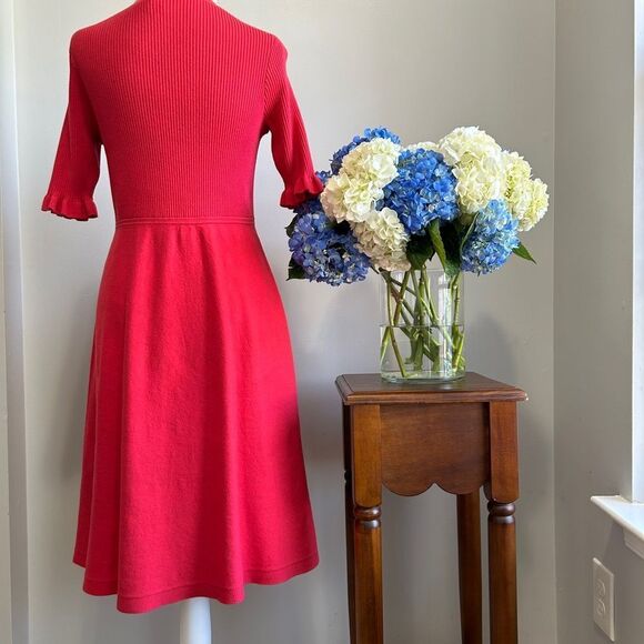 Kate Spade Pink A-Line Midi Dress - Picture 4 of 7